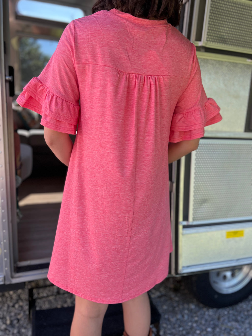 pink pocket dress G54