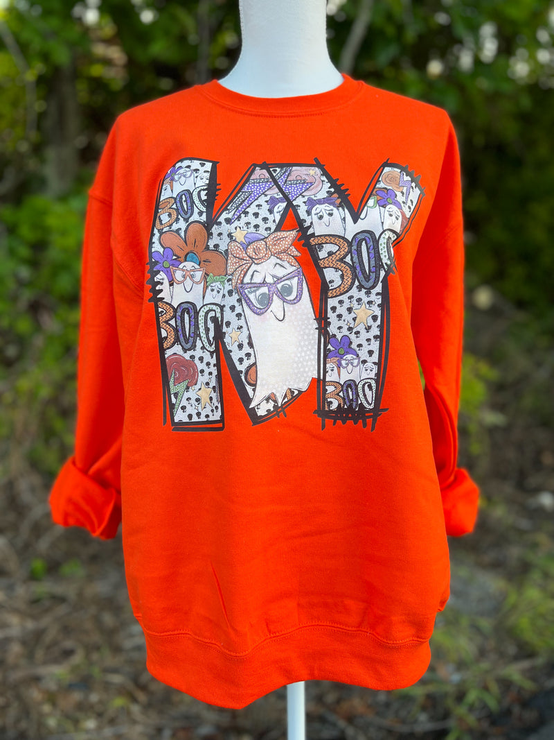 Kentucky ghost orange sweatshirt