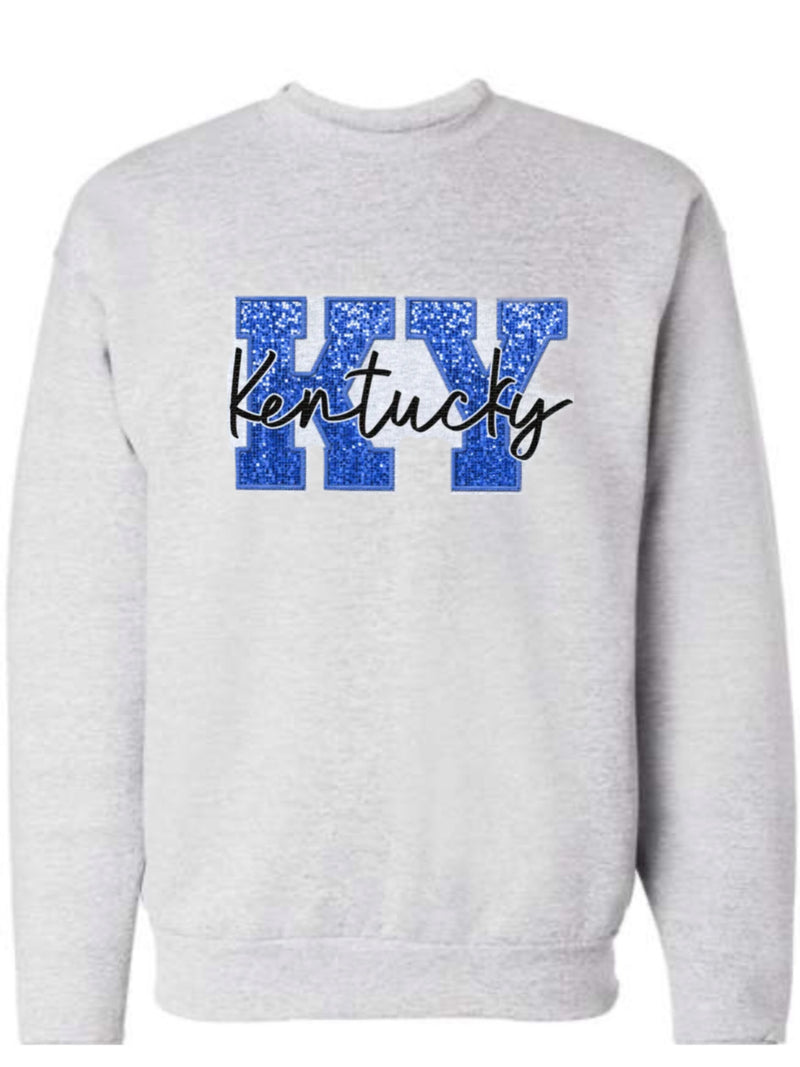 KY faux glitter sweatshirt