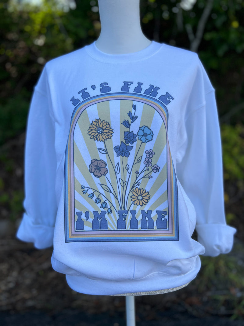 It’s fine white sweatshirt preorder