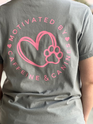 Canines and Caffeine Tee