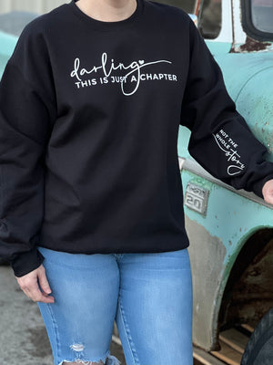 just a chapter black sweatshirt 241