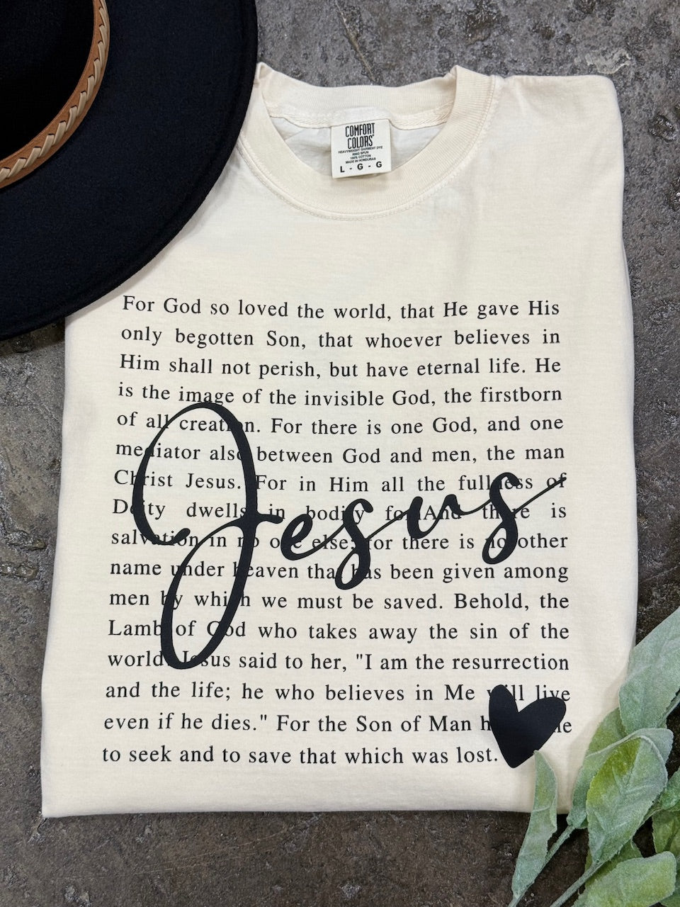 Jesus Ivory Tee