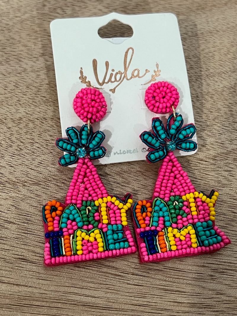party time earrings