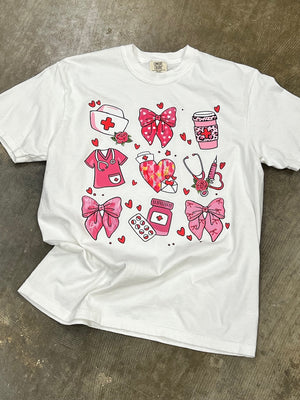 Nursing Collage Tee 386