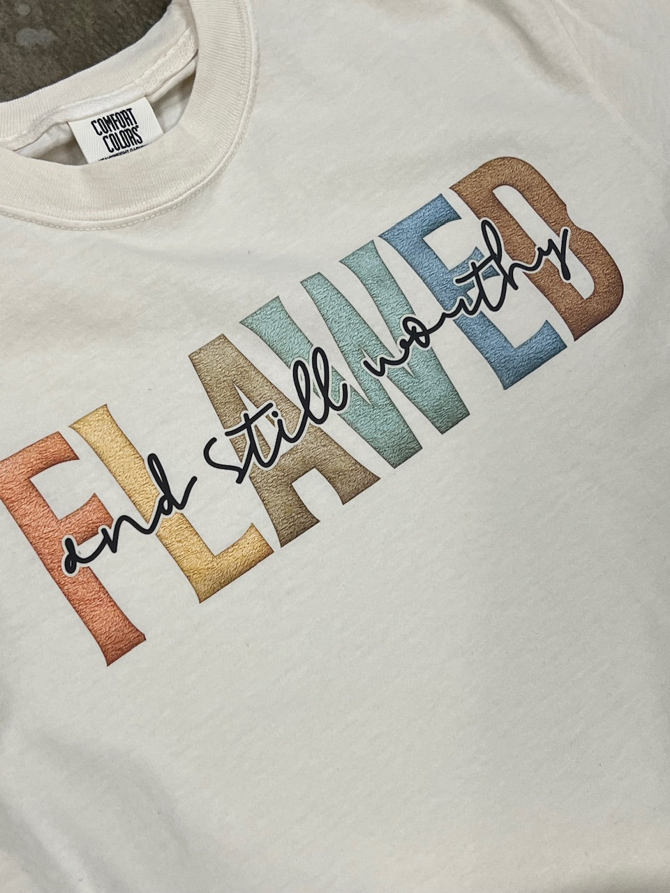 Flawed Ivory Tee