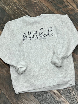 it is finished sweatshirt 112