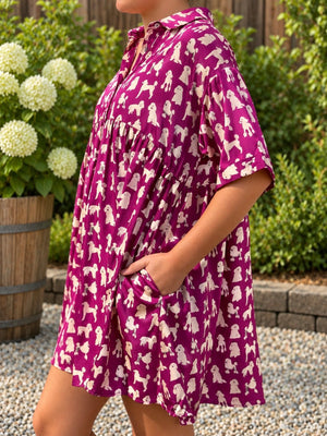A2 Purple Poodle Dress