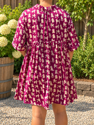 A2 Purple Poodle Dress