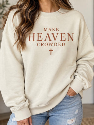 make Heaven crowded sweatshirt sand