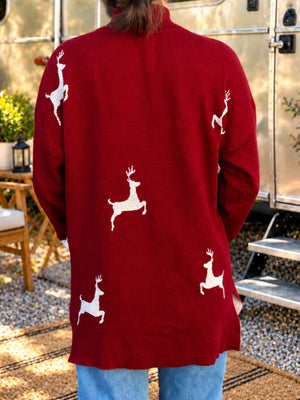 Red Reindeer Sweater