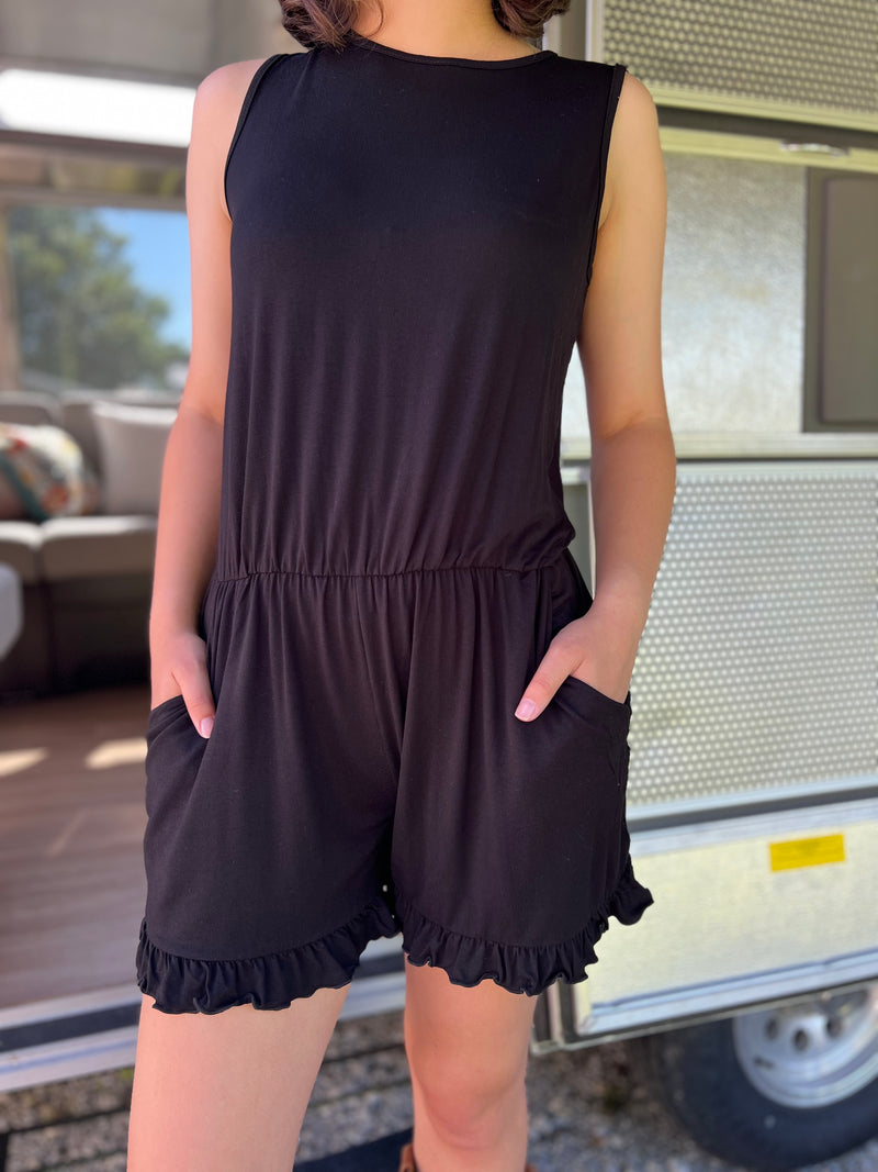 black romper V23