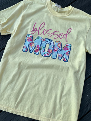 blessed mom tee 232
