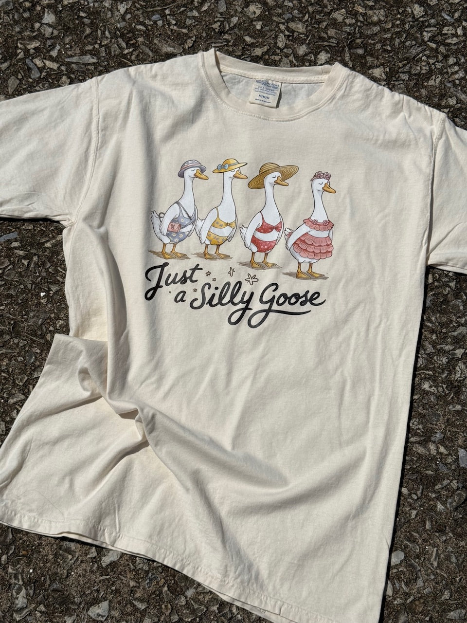 ivory silly goose tee 308