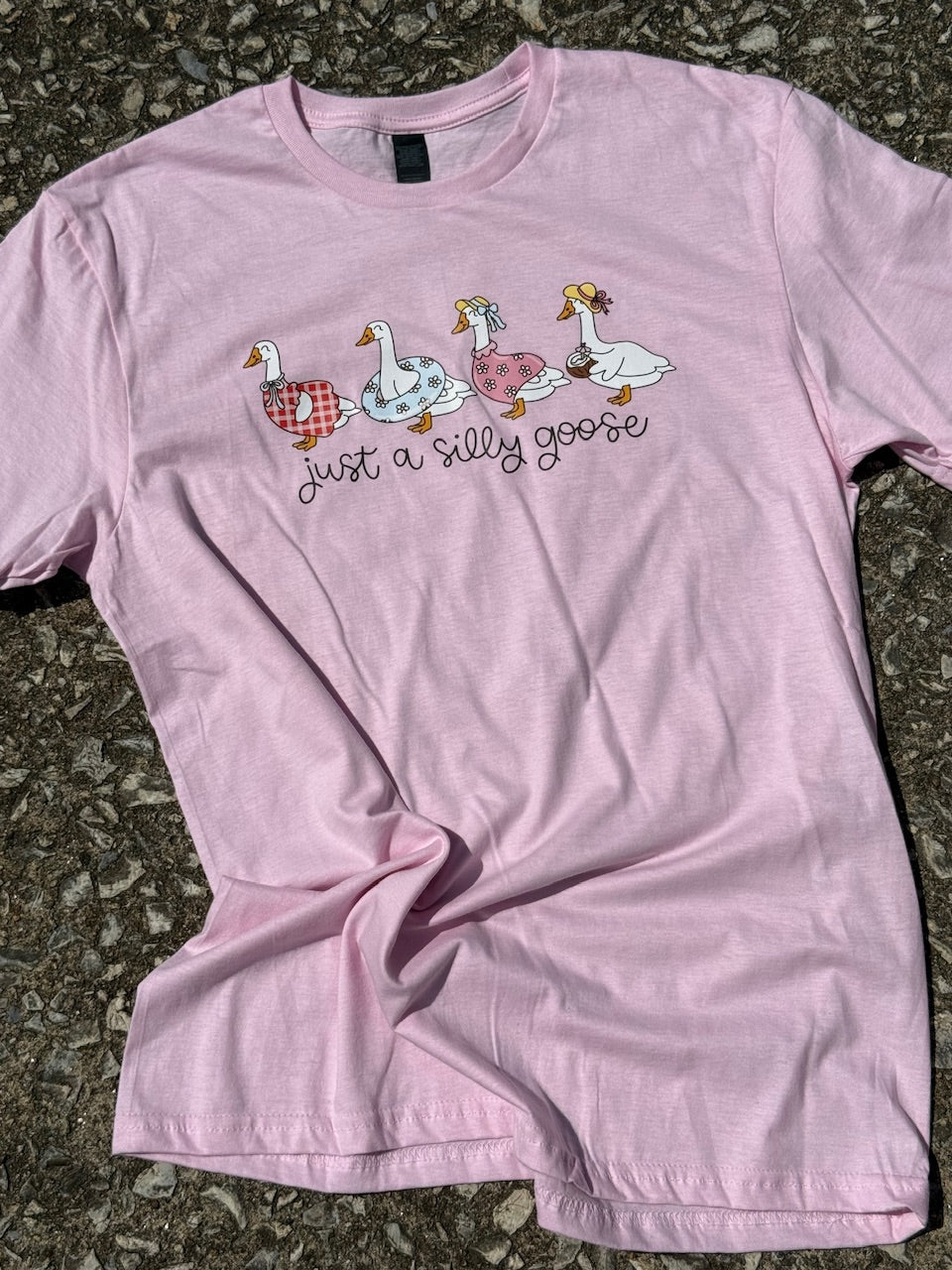 pink silly goose tee 307