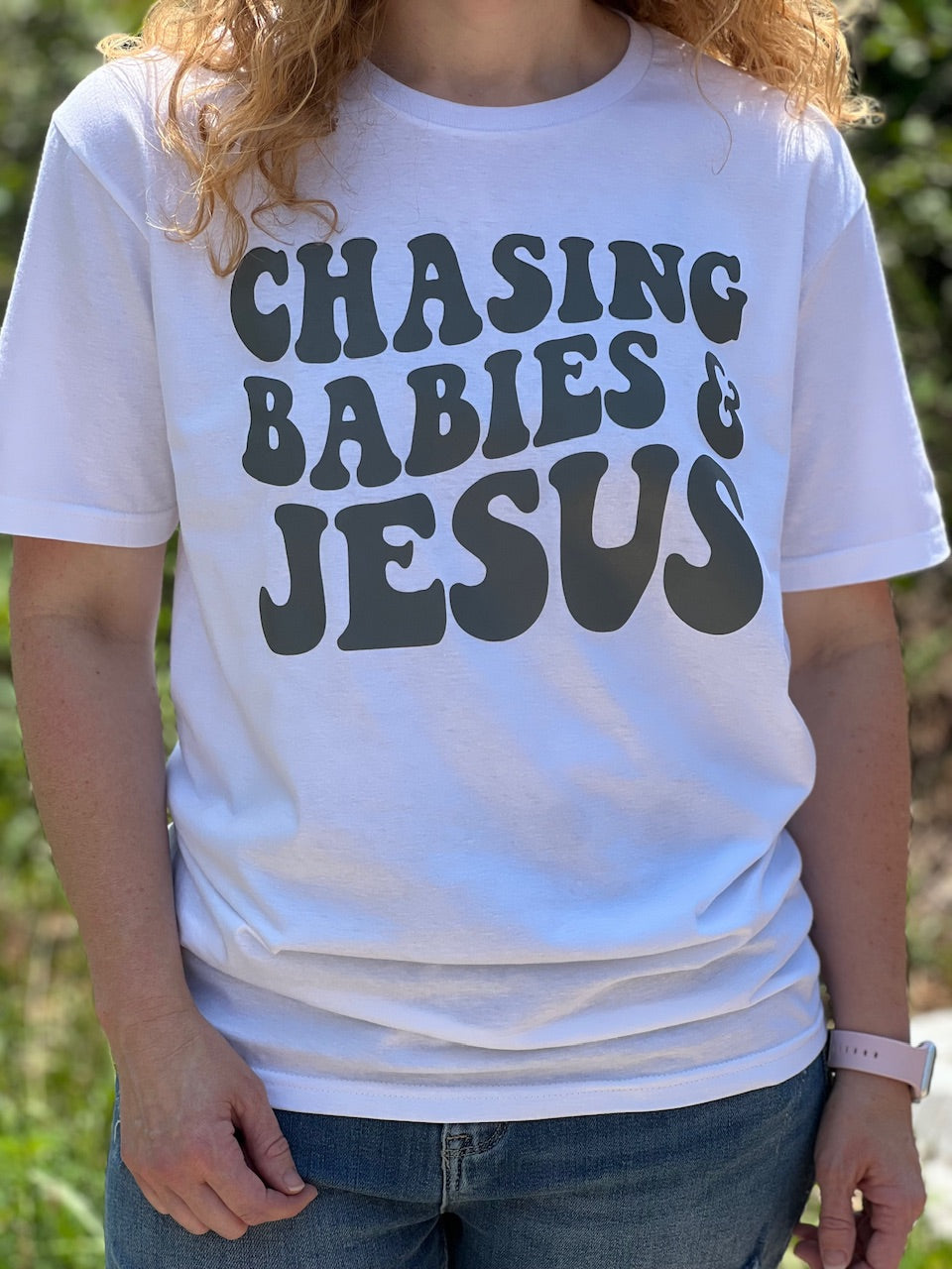 babies and Jesus tee