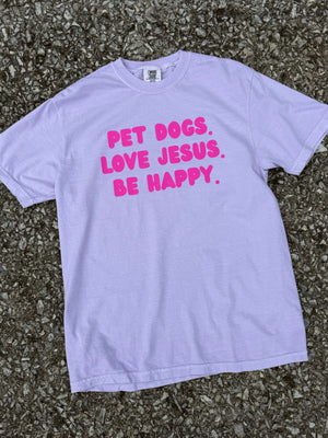 pet dogs love Jesus tee