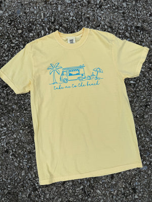 take me to the beach tee