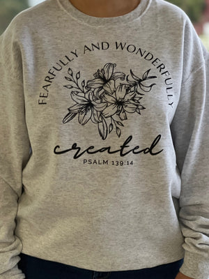 fearfully and wonderfully made sweatshirt 154