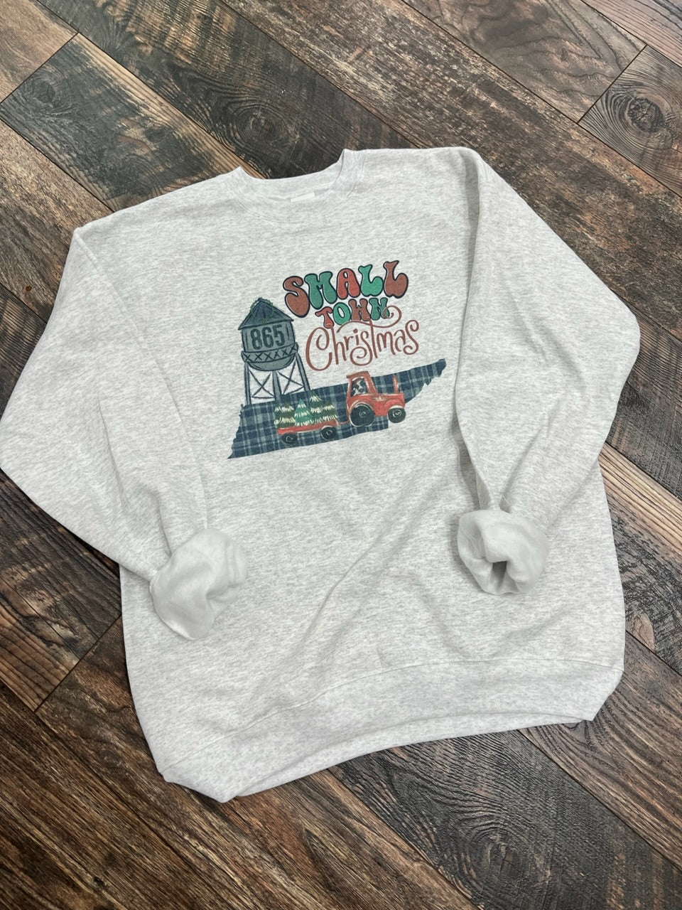 865 water tower Christmas sweatshirt