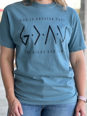 God is greater tee 207