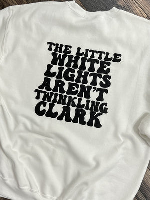 twinkling lights sweatshirt