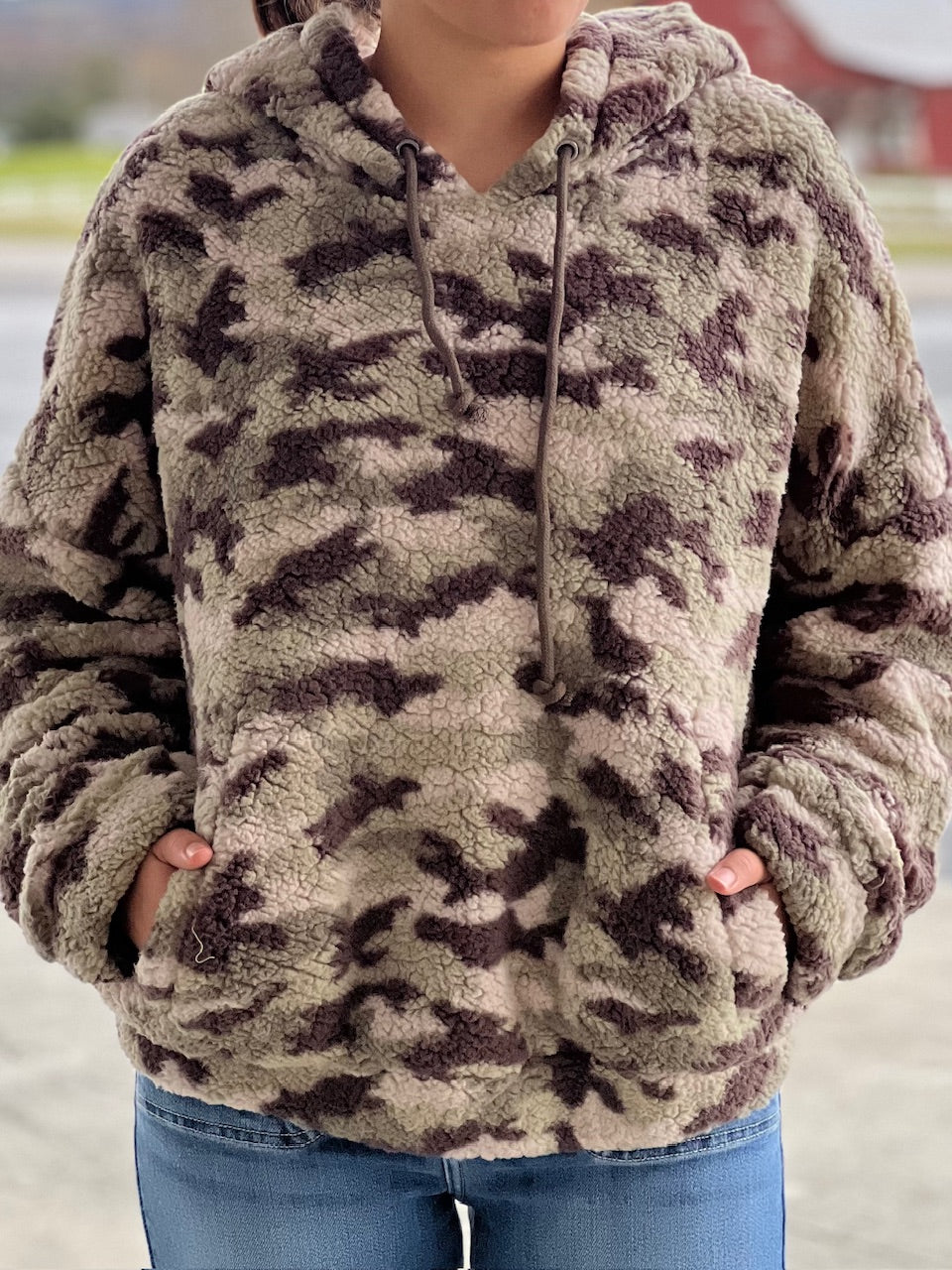 Camouflage Fleece Hoodie PROMO