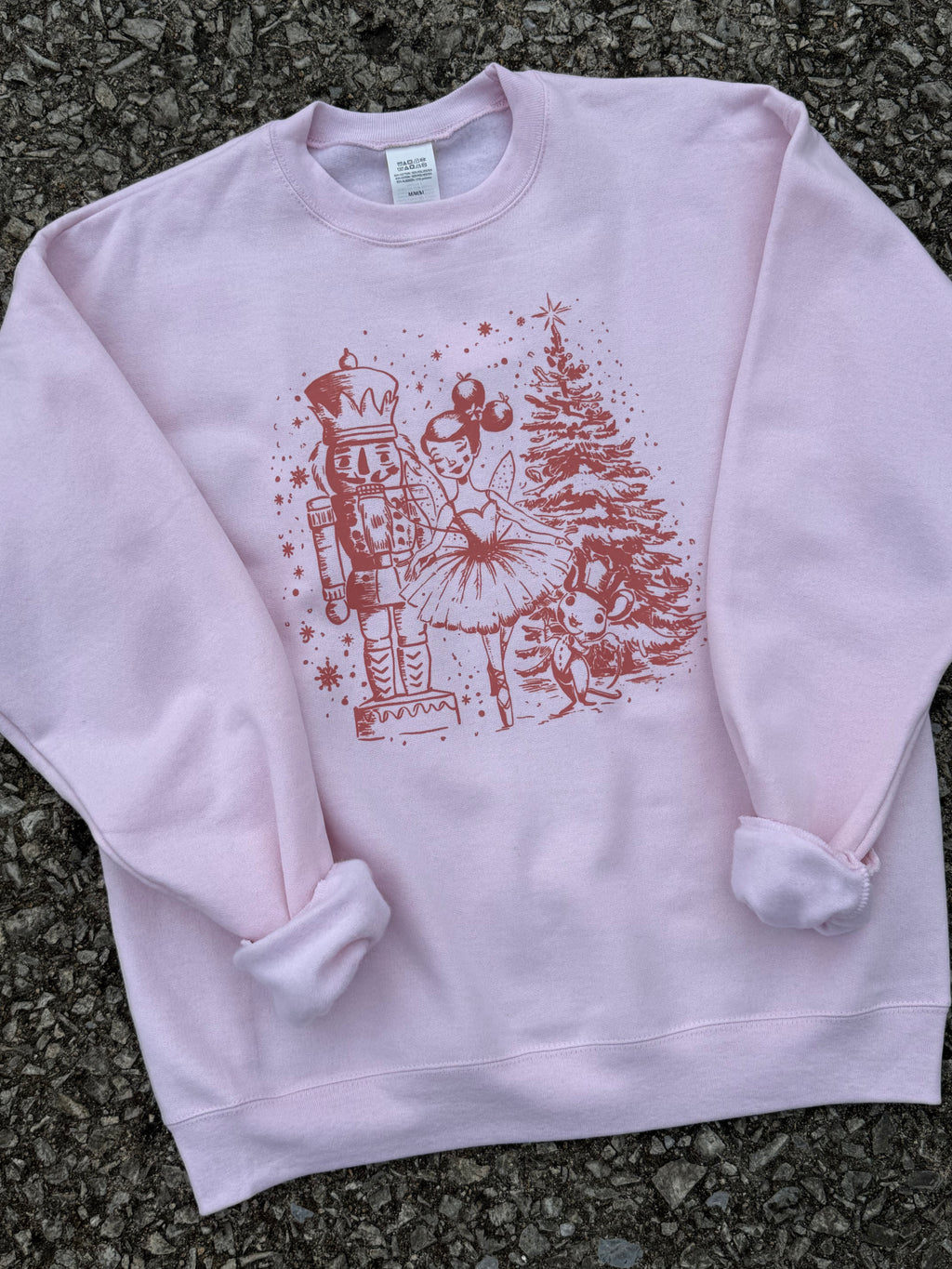 pink nutcracker sweatshirt