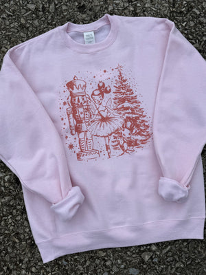 pink nutcracker sweatshirt