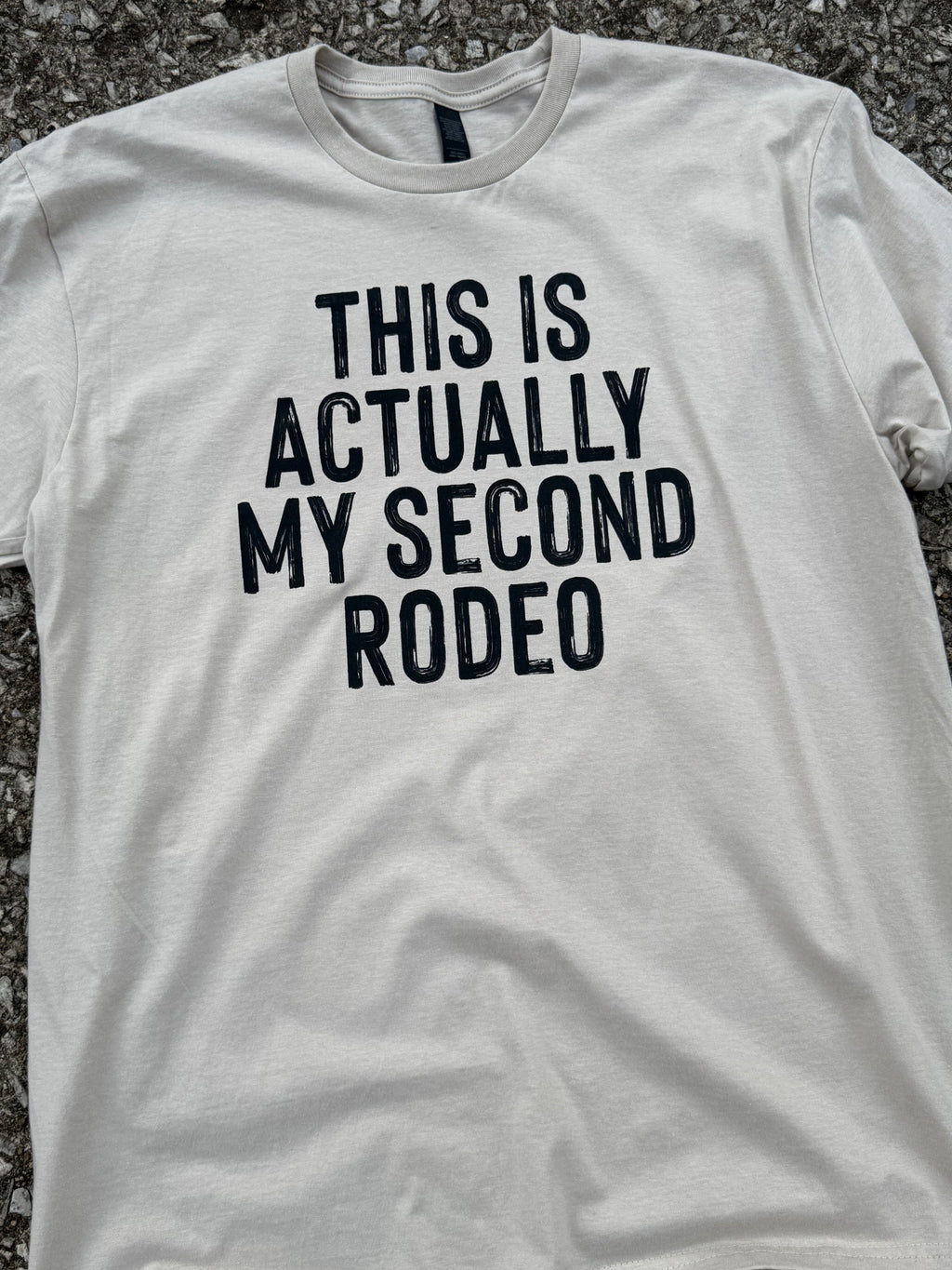 second rodeo sand tee