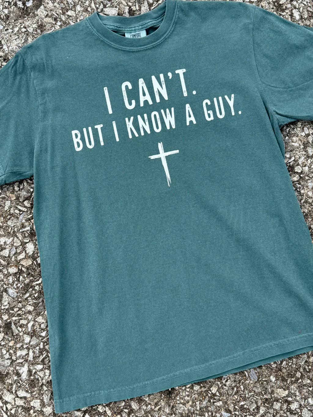 I know a Guy blue spruce CC tee
