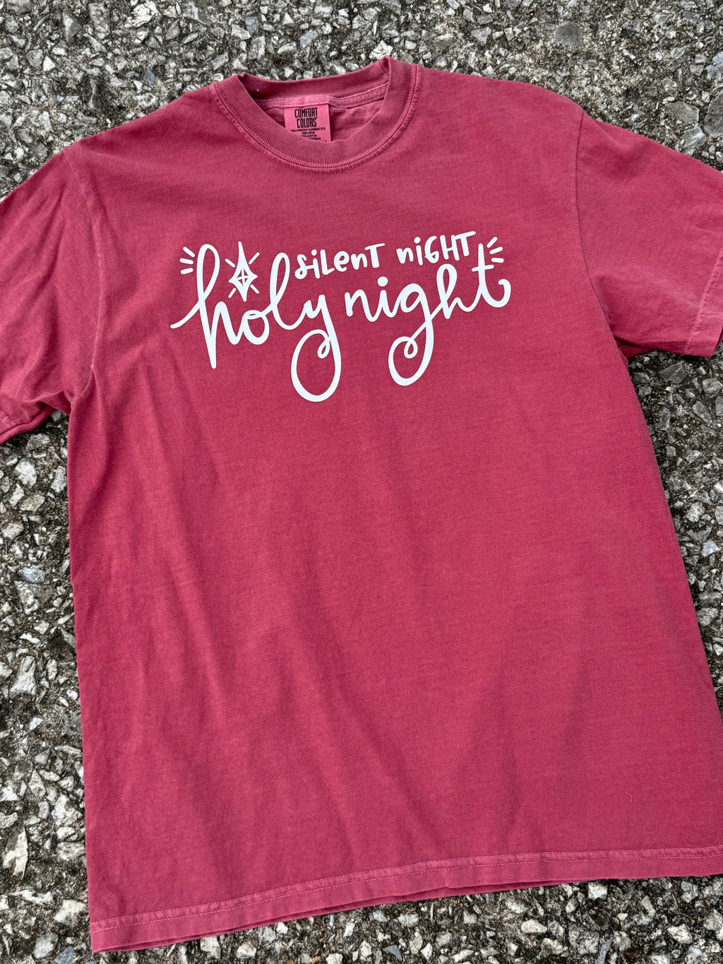 silent night crimson CC tee