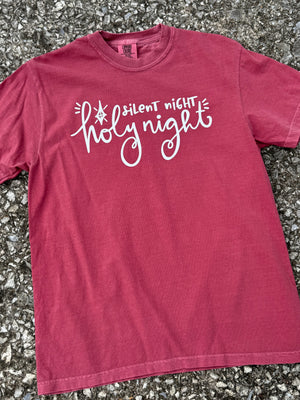 silent night crimson CC tee