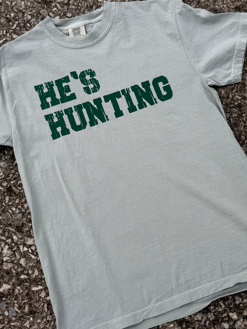 he’s hunting bay CC tee