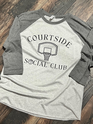 Courtside Social Club raglan 375