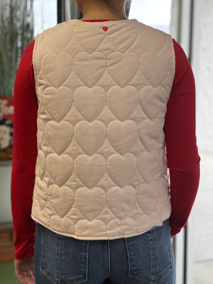 pink heart vest H17