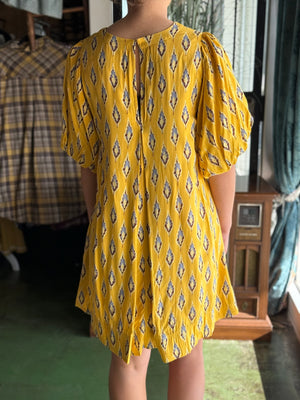 honey printed dress V13