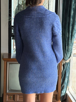 blue sweater dress H30