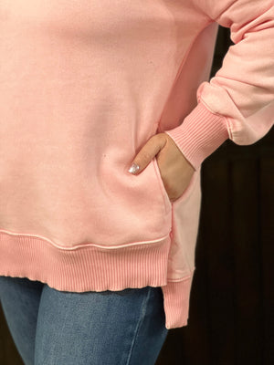 light pink sweatshirt C1