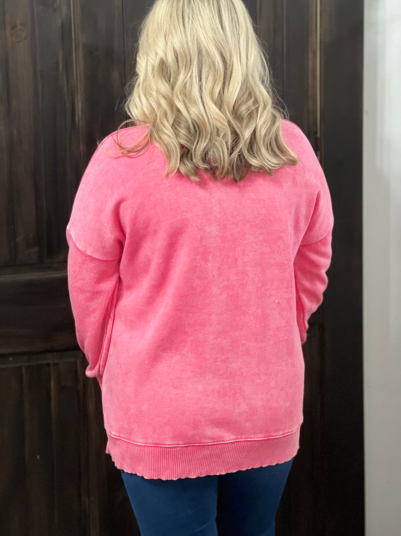 dark pink sweatshirt C2
