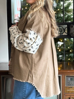 frayed skull jacket V5