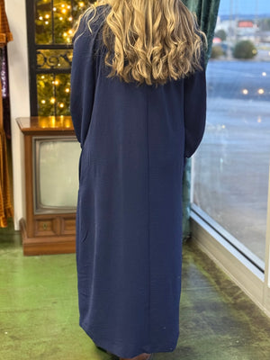 navy maxi dress B27