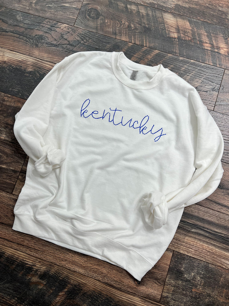 Kentucky printed embroidery sweatshirt