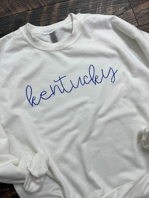 Kentucky printed embroidery sweatshirt