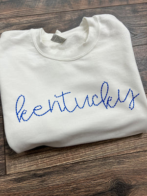 Kentucky printed embroidery sweatshirt